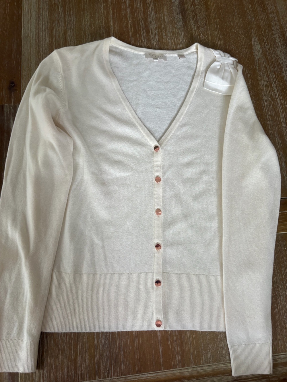 Ted Baker Bevie Bow Shoulder Cashmere Cardigan